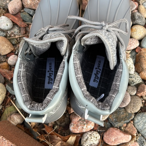 Gypsy Jazz “Quack” Gray Women’s size 8 Lace up Boots - Picture 7 of 10